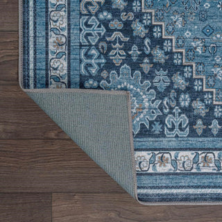 Dalyan Geometric Medallions Washable Area Rug