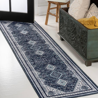 Dalyan Geometric Medallions Washable Area Rug