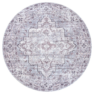Didim Boho Gray Medallion Washable Area Rug - JONATHAN Y