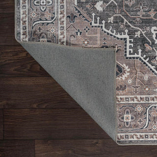 Alacati Ogee Medallion Washable Area Rug - JONATHAN Y
