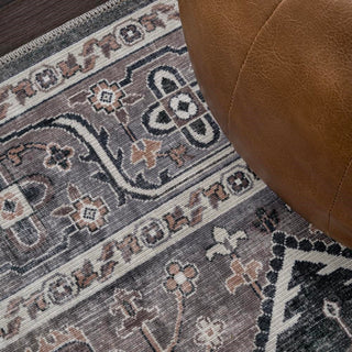 Alacati Ogee Medallion Washable Area Rug - JONATHAN Y
