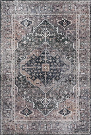 Alacati Ogee Medallion Washable Area Rug - JONATHAN Y