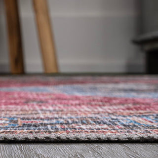 Alacati Ogee Medallion Washable Area Rug