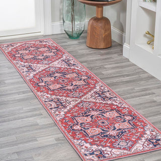 Cirali Ornate Large Medallion Washable Area Rug - JONATHAN Y