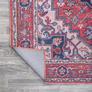Cirali Ornate Large Medallion Washable Area Rug - JONATHAN Y