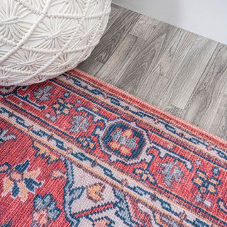 Cirali Ornate Large Medallion Washable Area Rug - JONATHAN Y