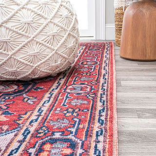 Cirali Ornate Large Medallion Washable Area Rug - JONATHAN Y