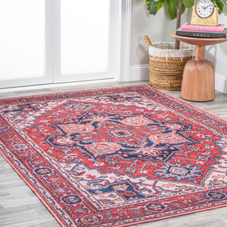 Cirali Ornate Large Medallion Washable Area Rug - JONATHAN Y