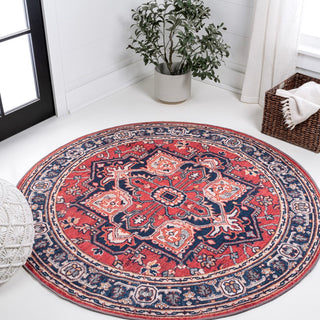Cirali Ornate Large Medallion Washable Area Rug - JONATHAN Y