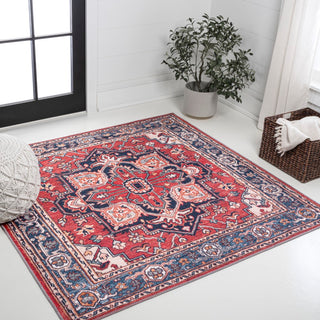 Cirali Ornate Large Medallion Washable Area Rug - JONATHAN Y
