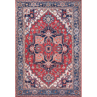 Cirali Ornate Large Medallion Washable Area Rug