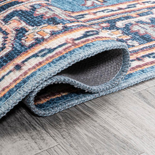Cirali Ornate Large Medallion Washable Area Rug