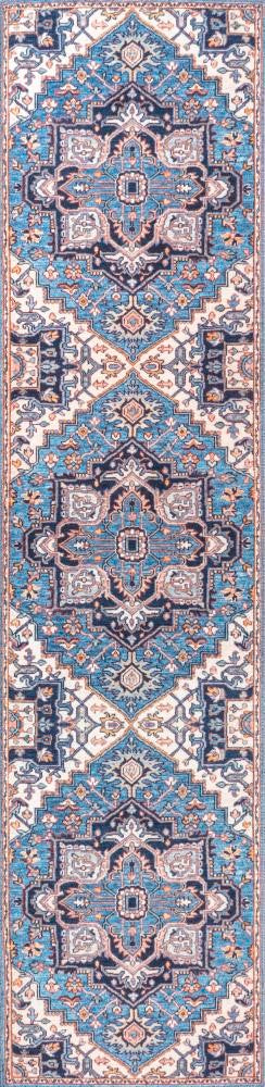 Cirali Ornate Large Medallion Washable Area Rug