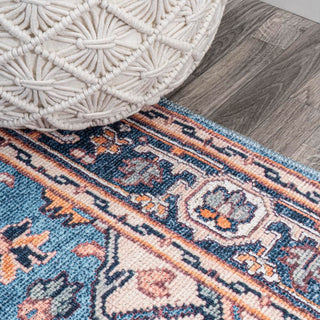 Cirali Ornate Large Medallion Washable Area Rug