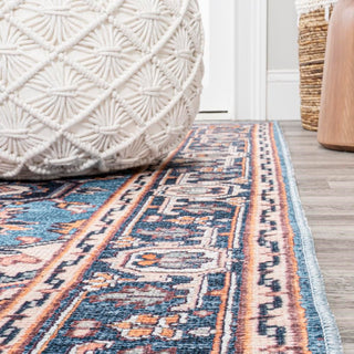 Cirali Ornate Large Medallion Washable Area Rug