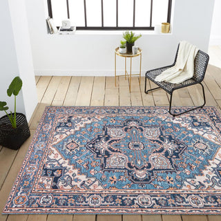 Cirali Ornate Large Medallion Washable Area Rug