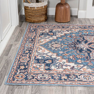 Cirali Ornate Large Medallion Washable Area Rug