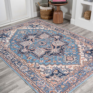 Cirali Ornate Large Medallion Washable Area Rug