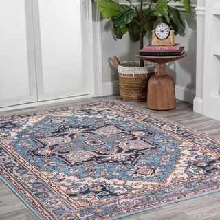 Cirali Ornate Large Medallion Washable Area Rug