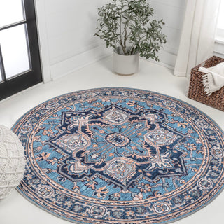 Cirali Ornate Large Medallion Washable Area Rug