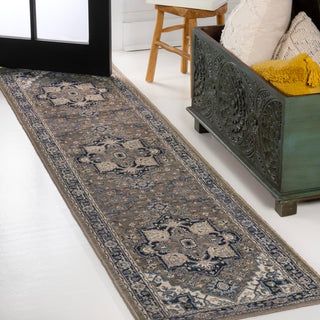 Cirali Ornate Large Medallion Washable Area Rug