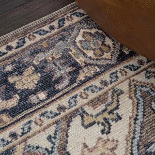 Cirali Ornate Large Medallion Washable Area Rug