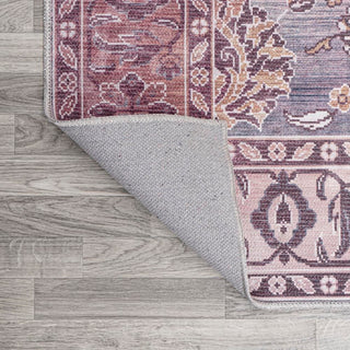 Victoria Ornate Persian All-over Washable Area Rug - JONATHAN Y