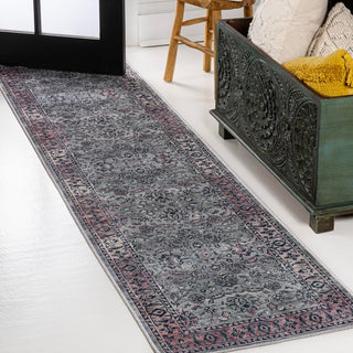 Victoria Ornate Persian All-over Washable Area Rug - JONATHAN Y