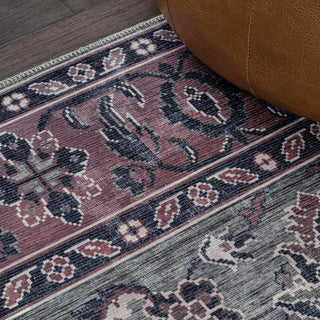 Victoria Ornate Persian All-over Washable Area Rug - JONATHAN Y