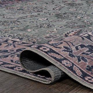 Victoria Ornate Persian All-over Washable Area Rug - JONATHAN Y