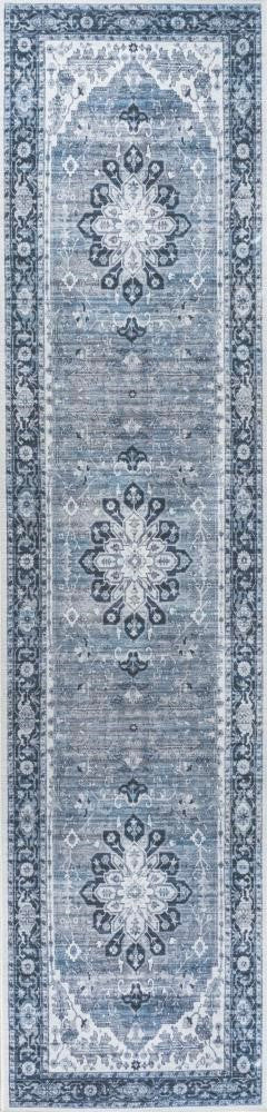 Asa Ornate Medallion Washable Area Rug