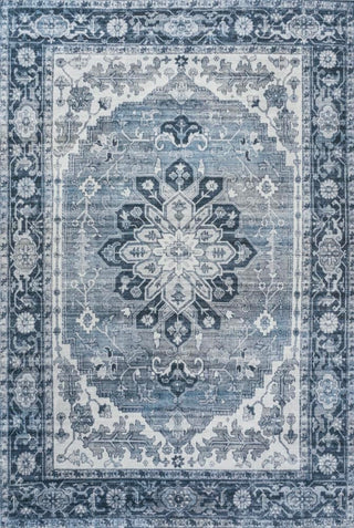 Asa Ornate Medallion Washable Area Rug