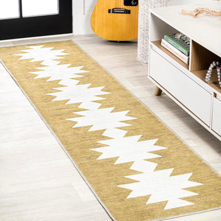 Chayton Minimalist Geometric Machine-washable Area Rug - JONATHAN Y