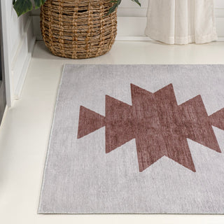 Chayton Minimalist Geometric Machine-washable Area Rug