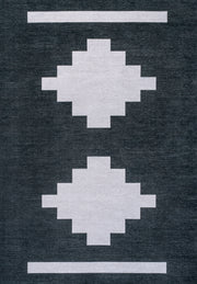 Adriel Geometric Tribal Medallion Machine-washable Area Rug