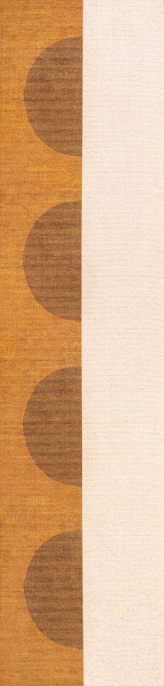 Demie Minimalist Graphic Circle Machine-washable Area Rug