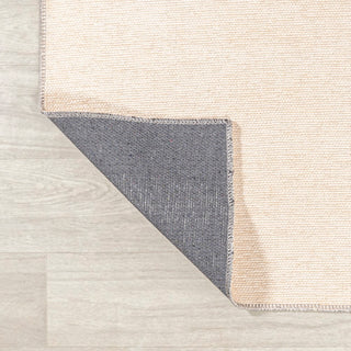 Demie Minimalist Graphic Circle Machine-washable Area Rug