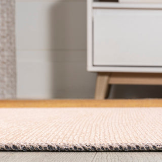 Demie Minimalist Graphic Circle Machine-washable Area Rug