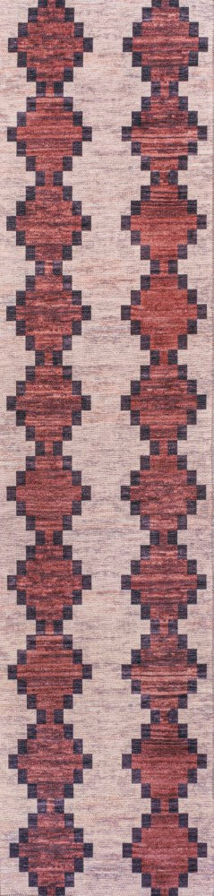 Timantii Modern Trellis Kilim Area Rug