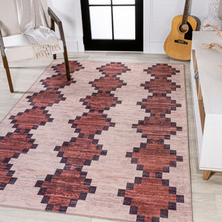 Timantii Modern Trellis Kilim Area Rug