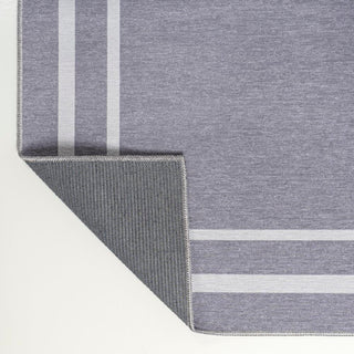 Sloane Classic 2-stripe Border Washable Area Rug - JONATHAN Y