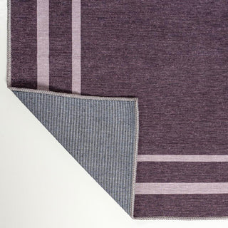 Sloane Classic 2-stripe Border Washable Area Rug