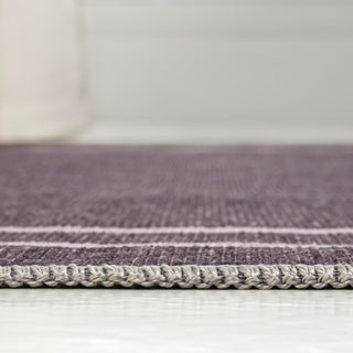 Sloane Classic 2-stripe Border Washable Area Rug