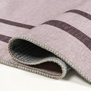 Sloane Classic 2-stripe Border Washable Area Rug