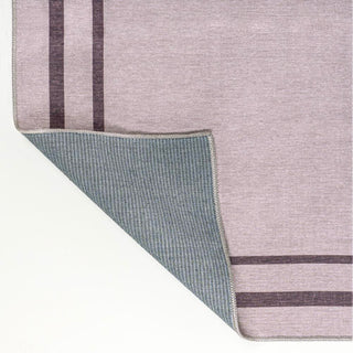 Sloane Classic 2-stripe Border Washable Area Rug