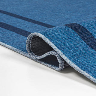 Sloane Classic 2-stripe Border Washable Area Rug
