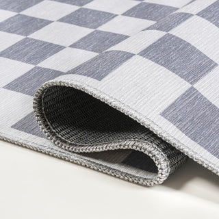 Ainsley Modern Cottage Checkerboard Washable Area Rug - JONATHAN Y