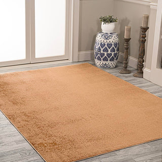 Twyla Classic Solid Low-Pile Machine-Washable Area Rug - JONATHAN Y
