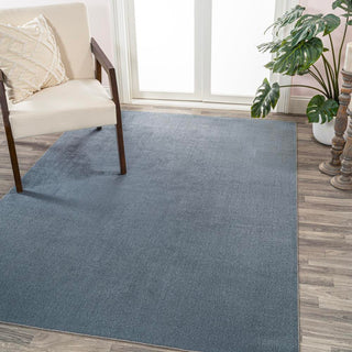 Twyla Classic Solid Low-Pile Machine-Washable Area Rug - JONATHAN Y