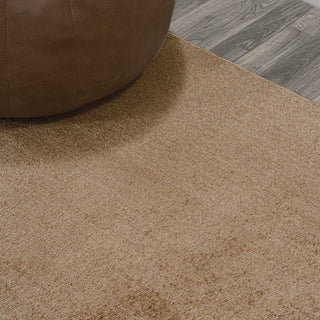 Twyla Classic Solid Low-Pile Machine-Washable Area Rug